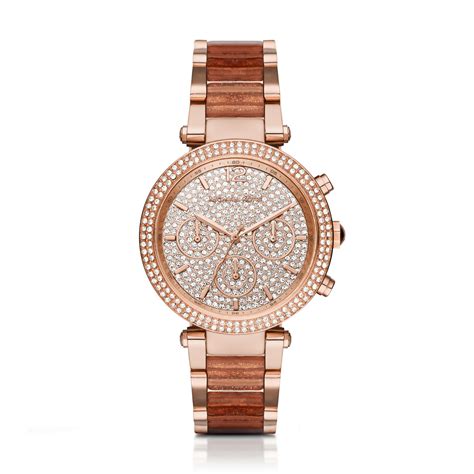 michael kors parker pave bracelet watch|Oversized Parker Pavé Rose Gold.